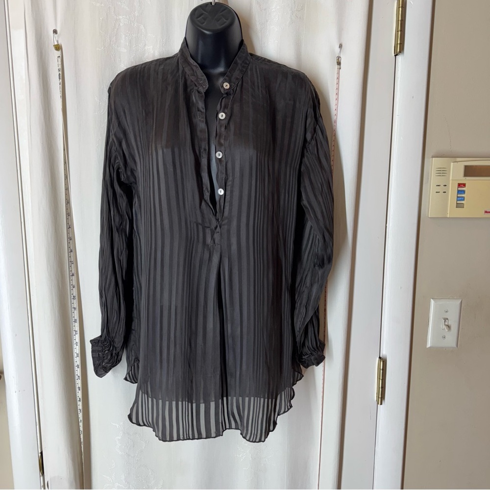 Vintage Carole Little Sheer Silk Blouse